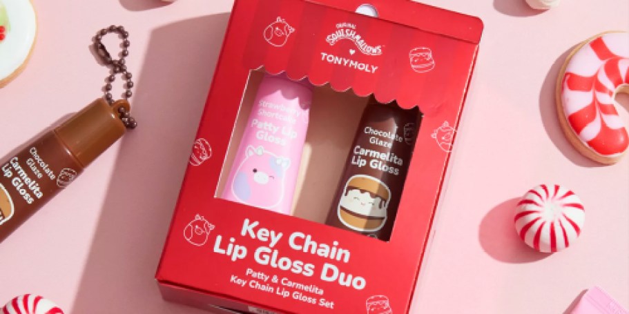 Up to 70% Off Macys Beauty Sale | TONYMOLY x Squishmallows Lip Gloss Set Only $8.40