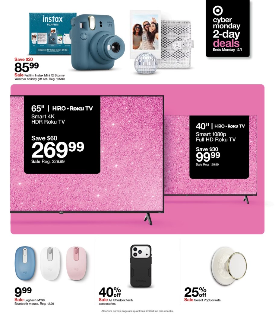 page from Target ad