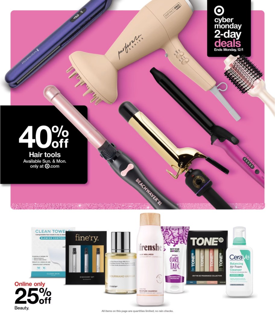 page from Target ad