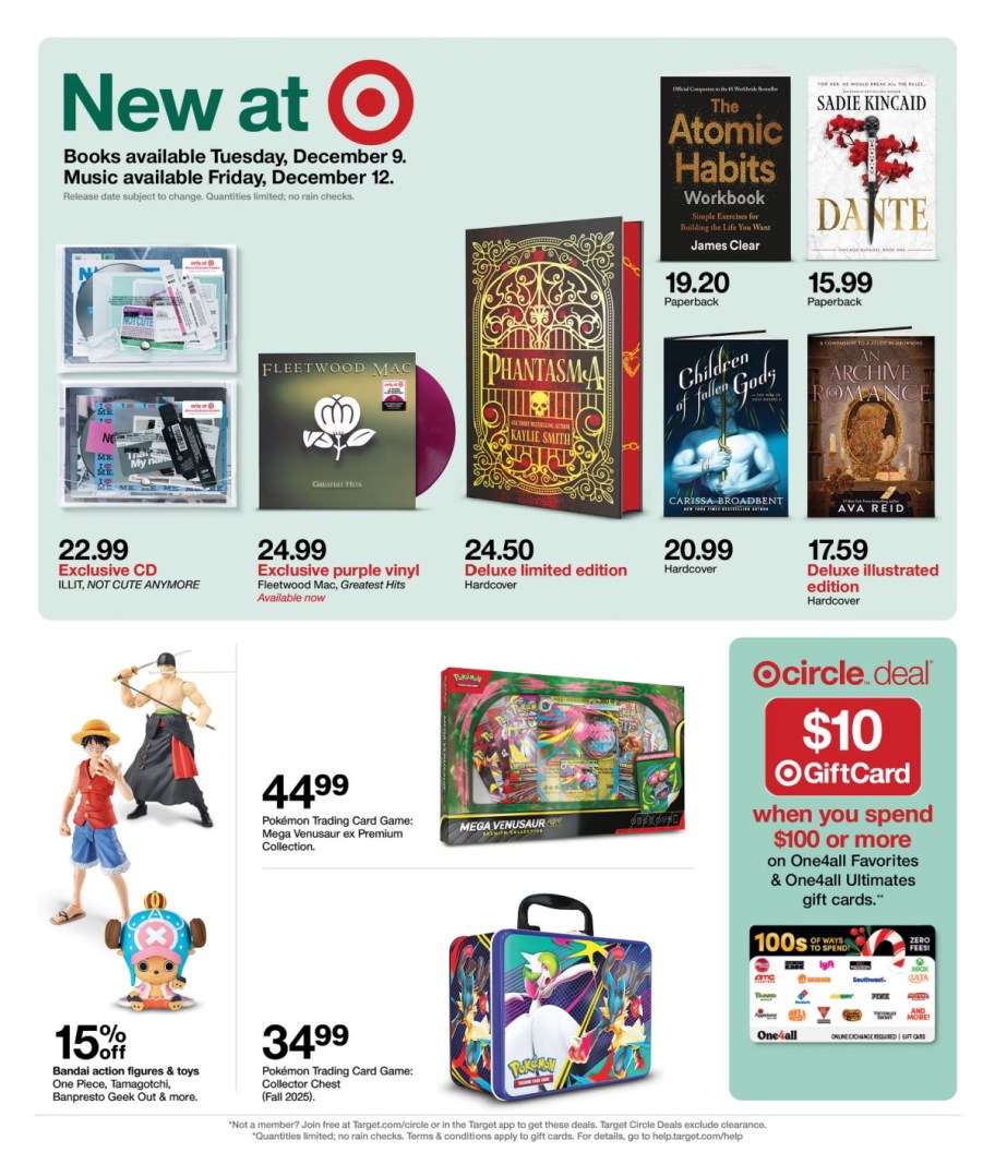 page from Target ad