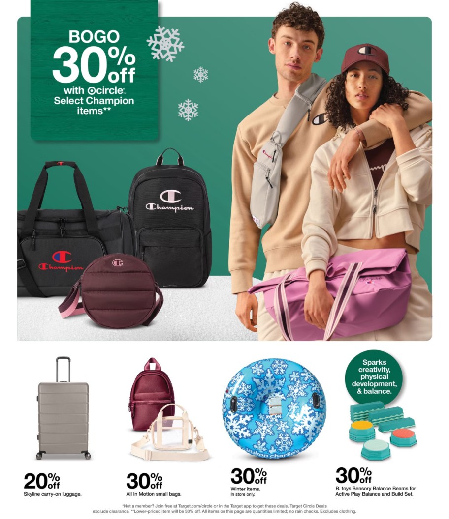 page from Target ad