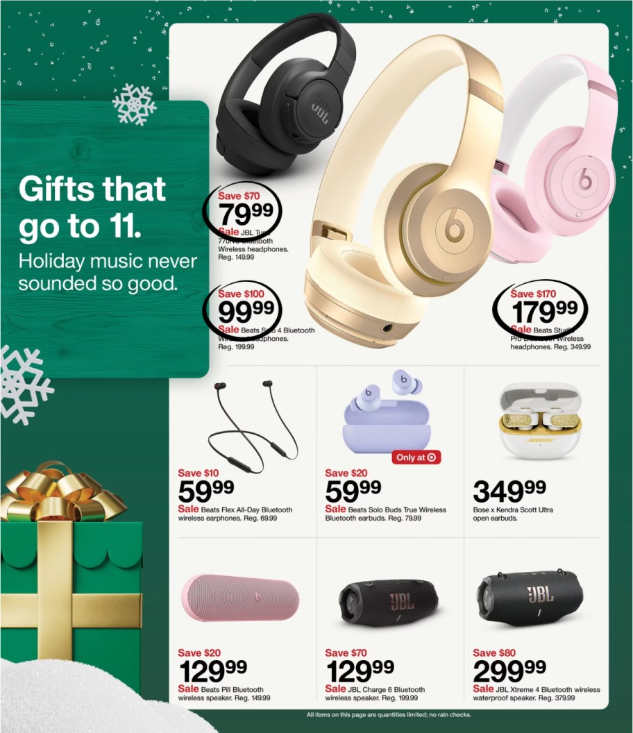 page from Target ad