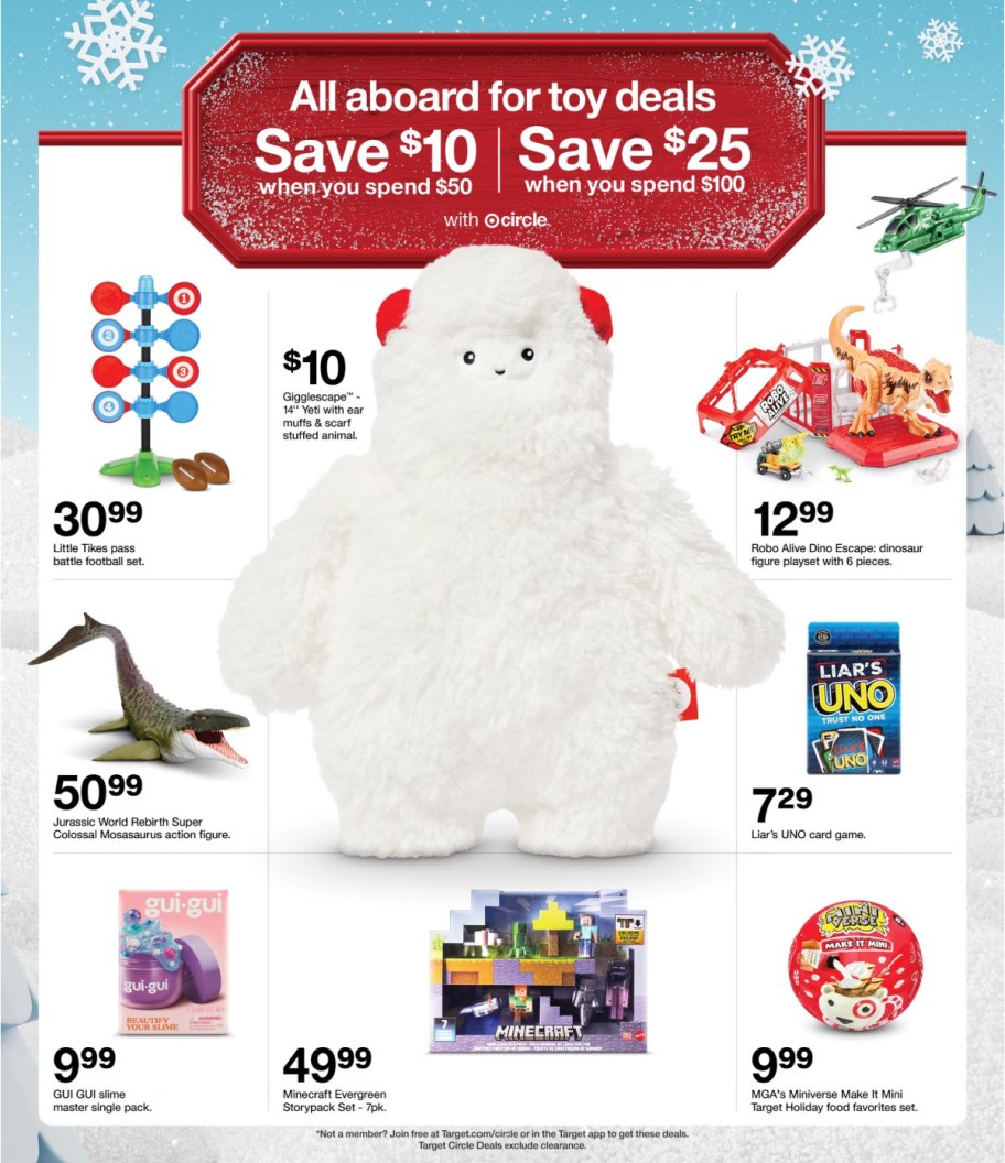 page from Target ad