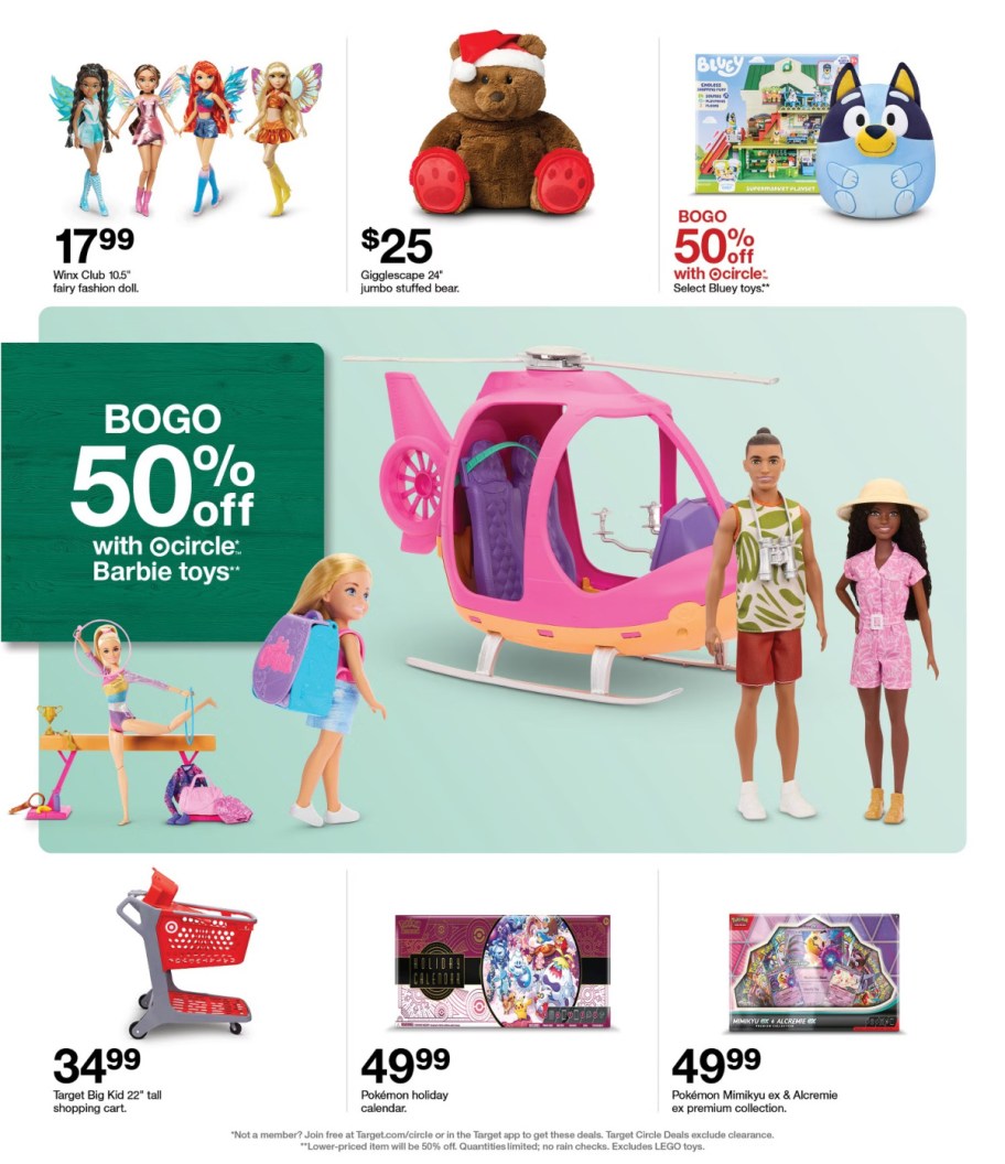 page from Target ad