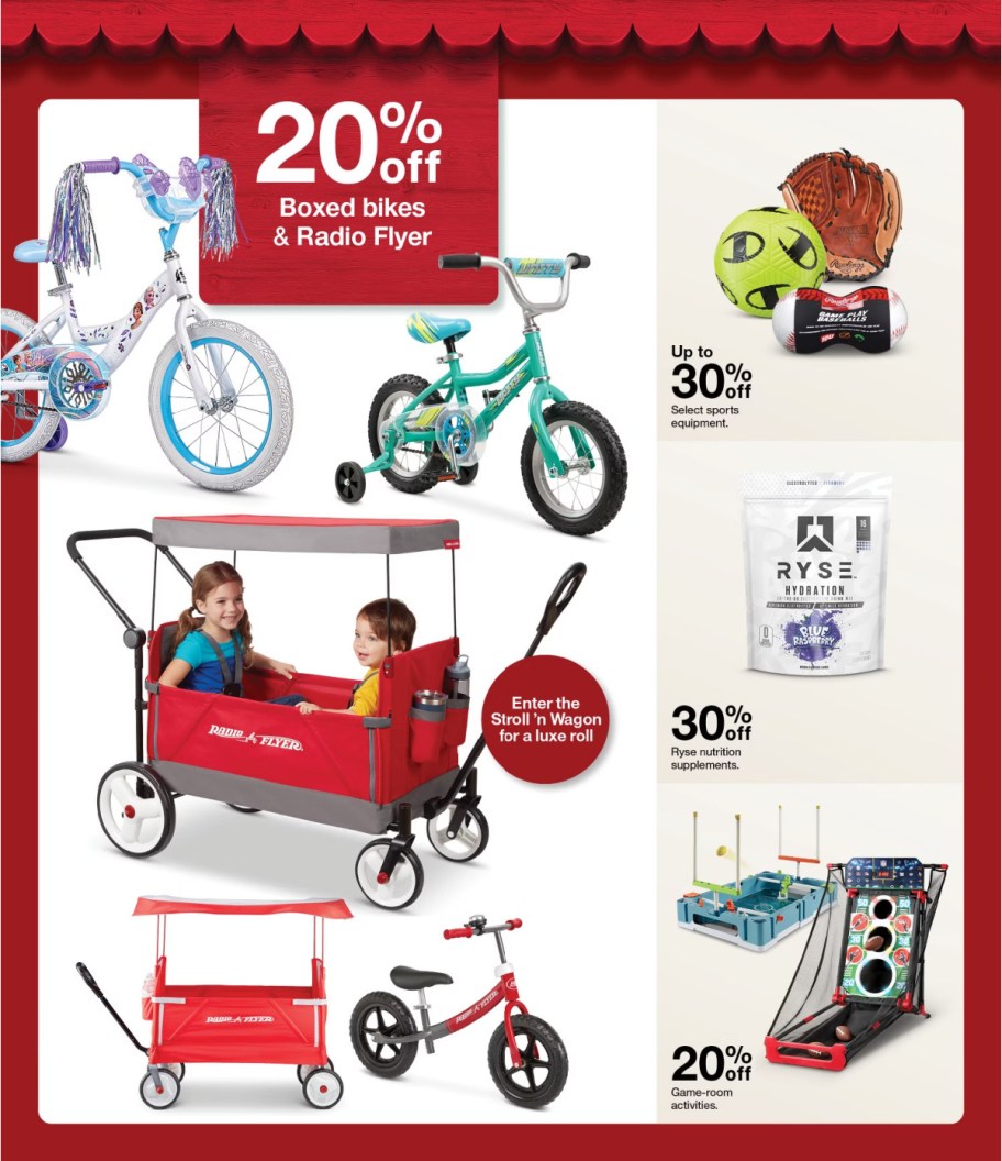 page from Target ad