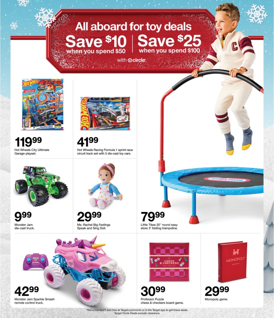 page from Target ad