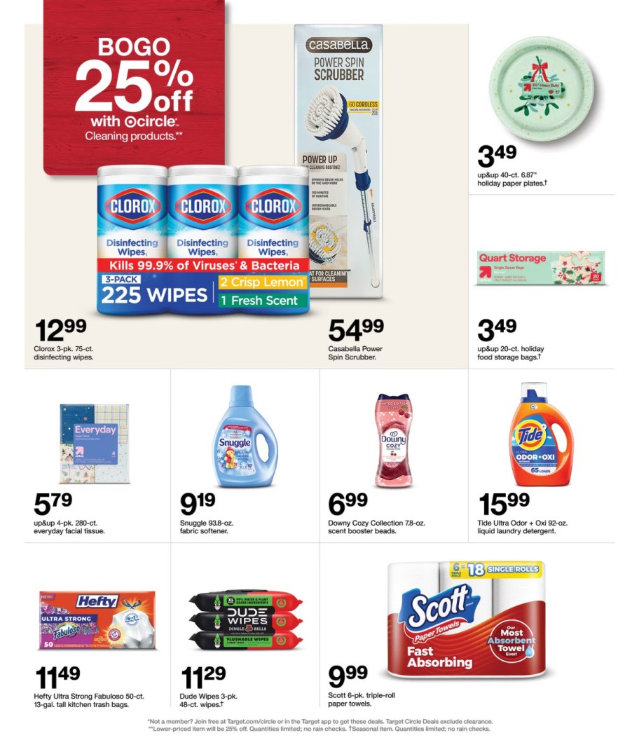 page from Target ad