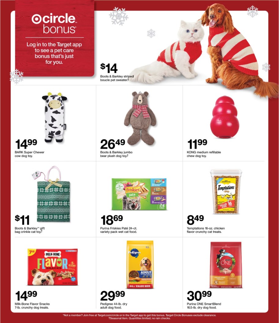 page from Target ad