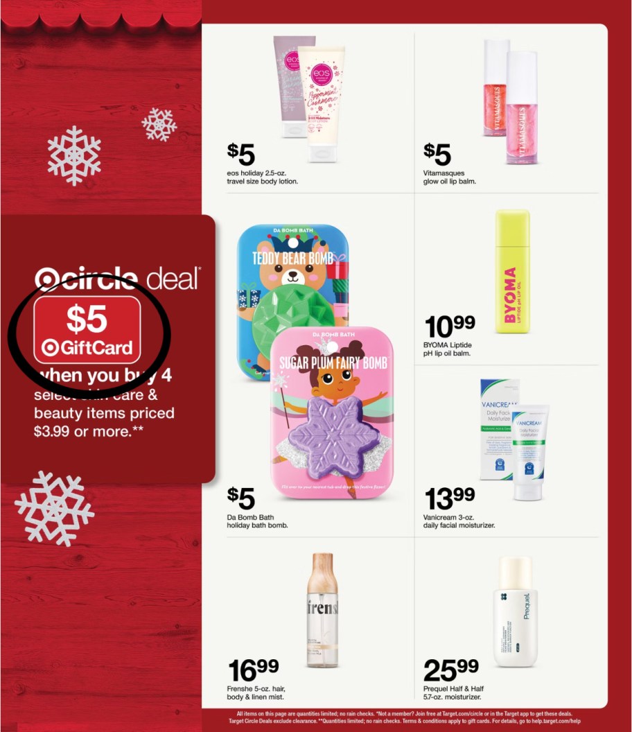page from Target ad