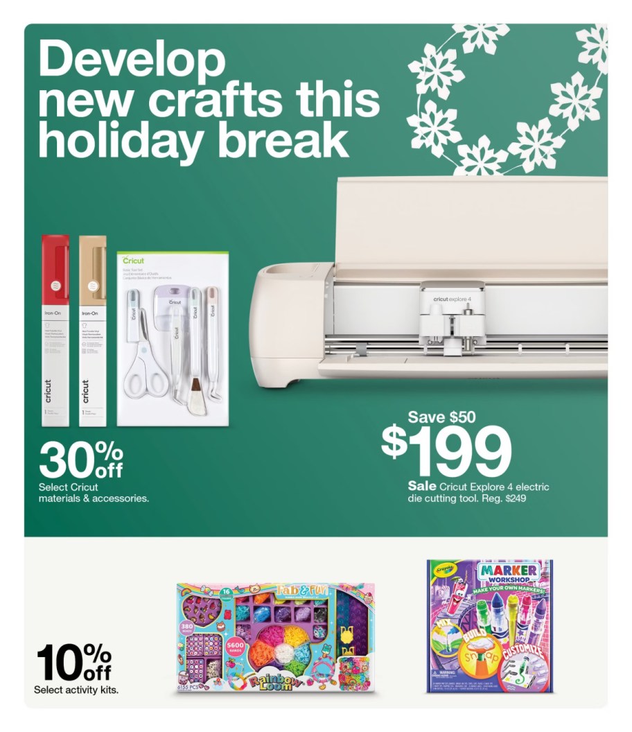 page from Target ad