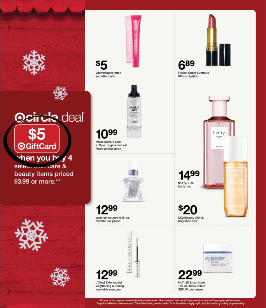page from Target ad