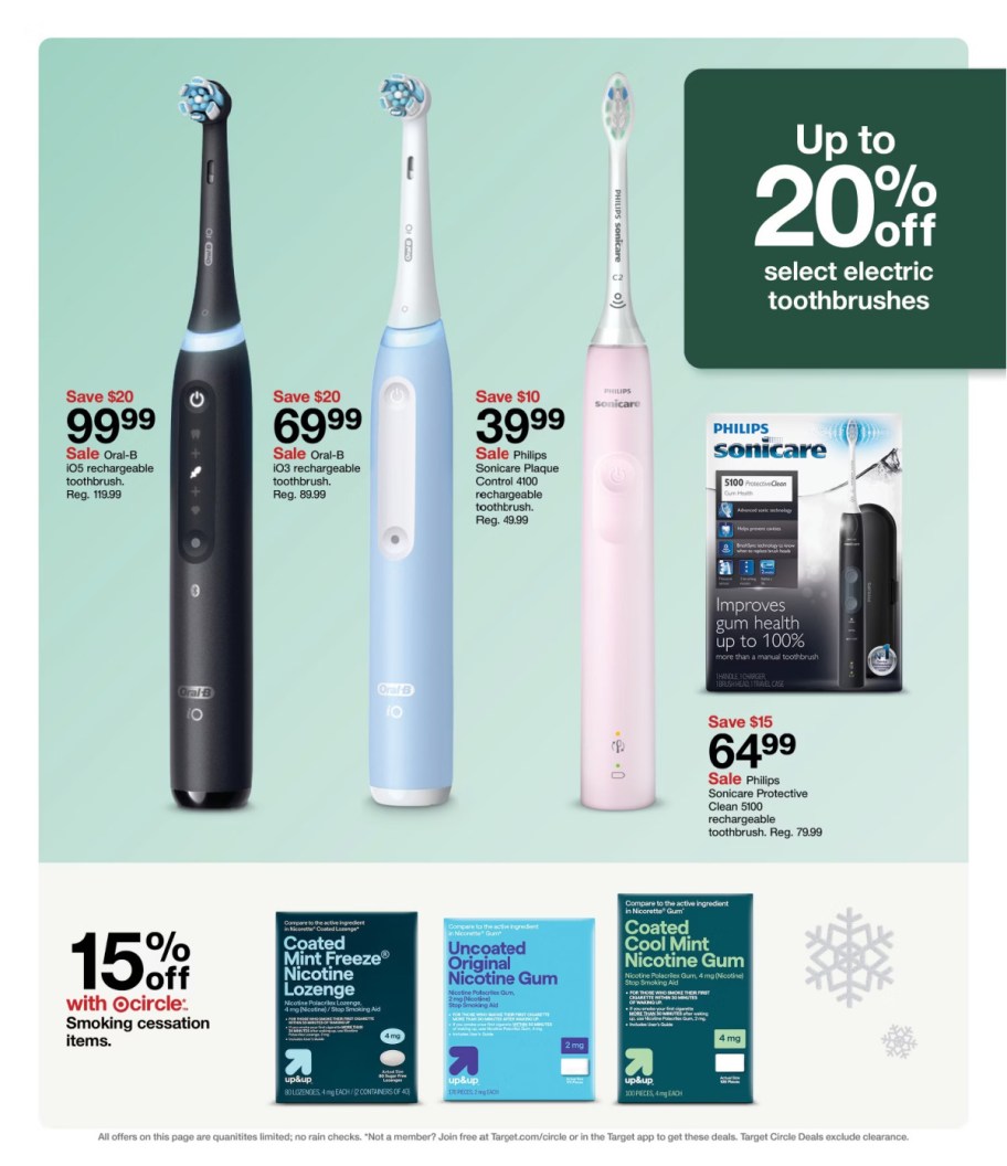 page from Target ad