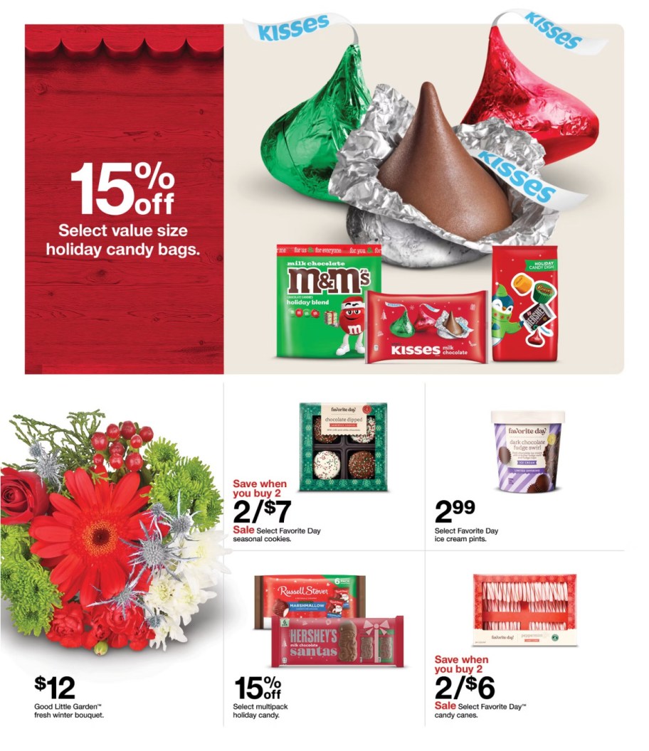 page from Target ad