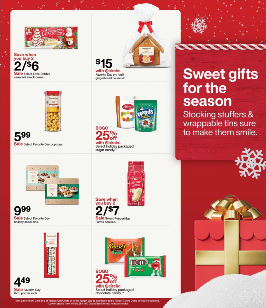 page from Target ad