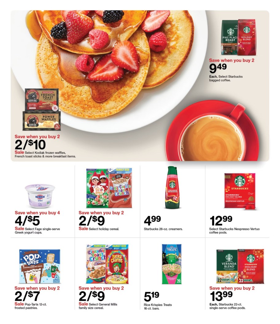 page from Target ad