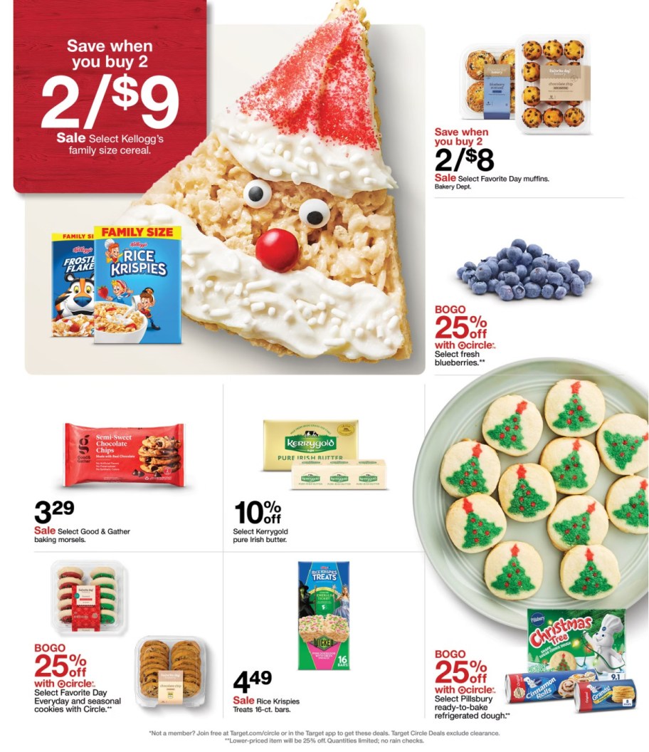 page from Target ad