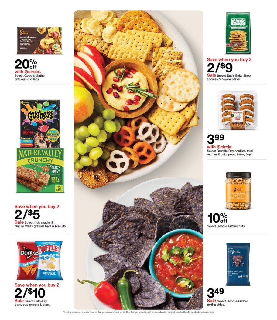 page from Target ad