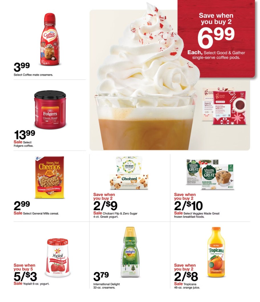 page from Target ad
