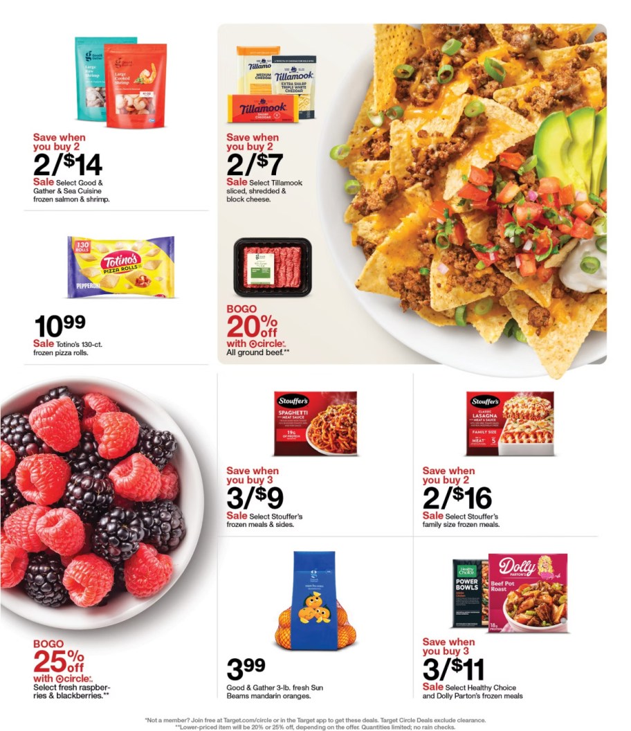page from Target ad