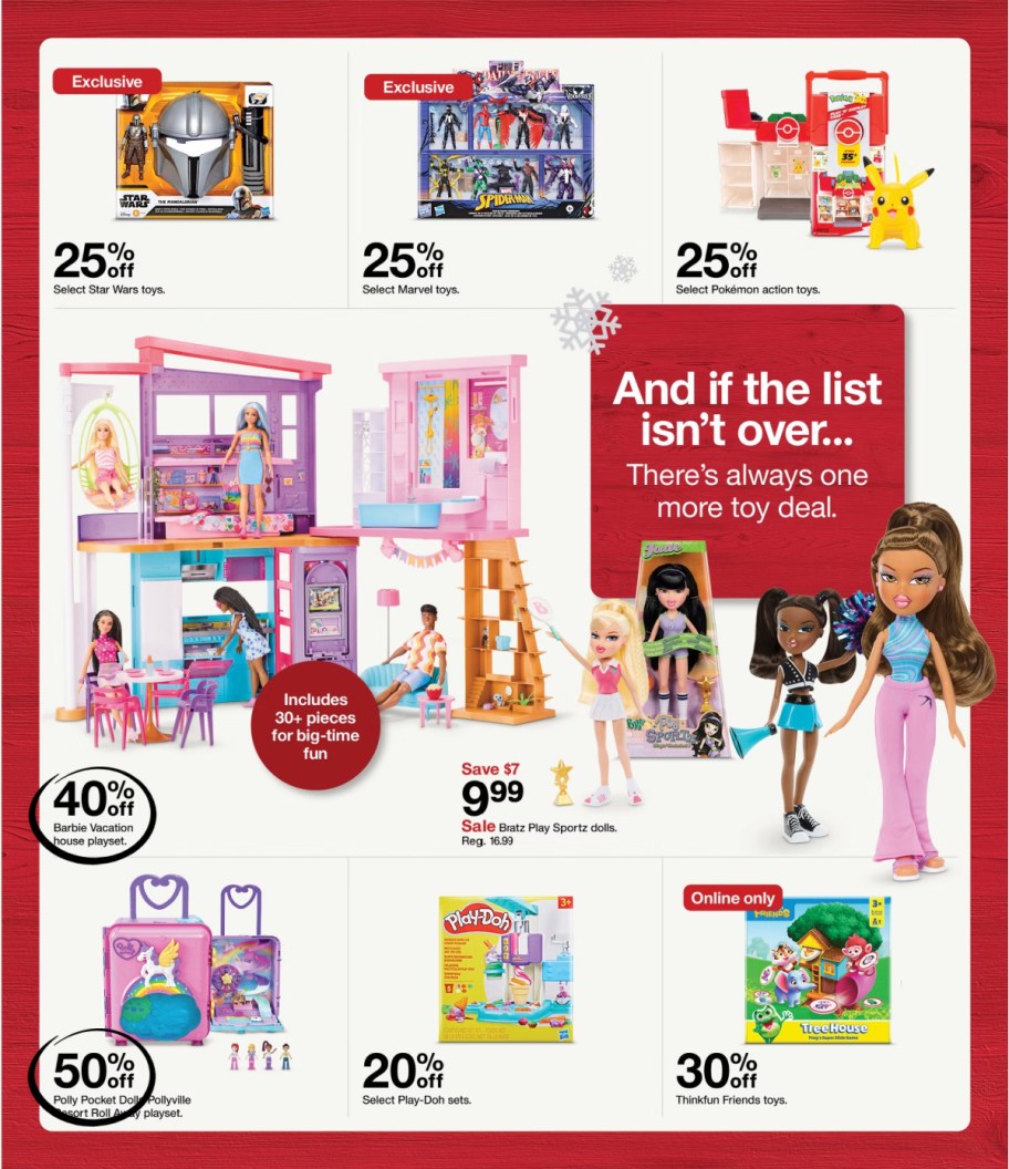 page from Target ad