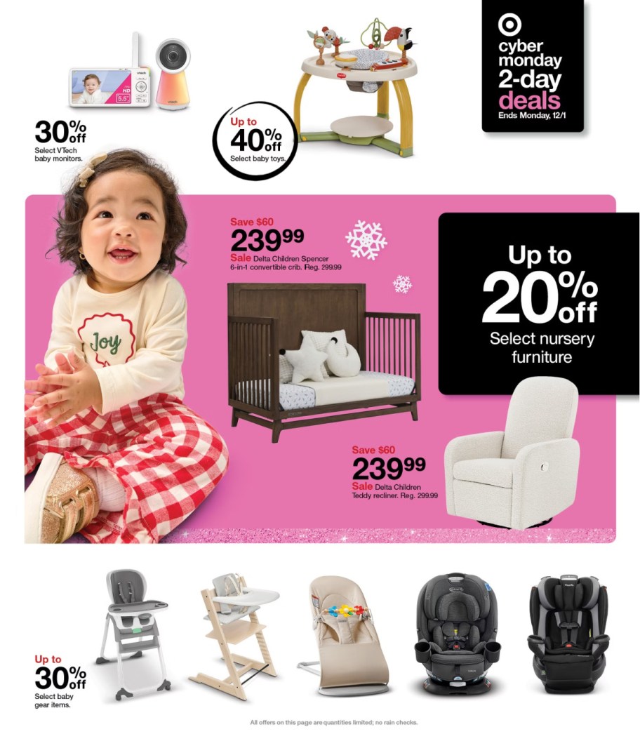 page from Target ad
