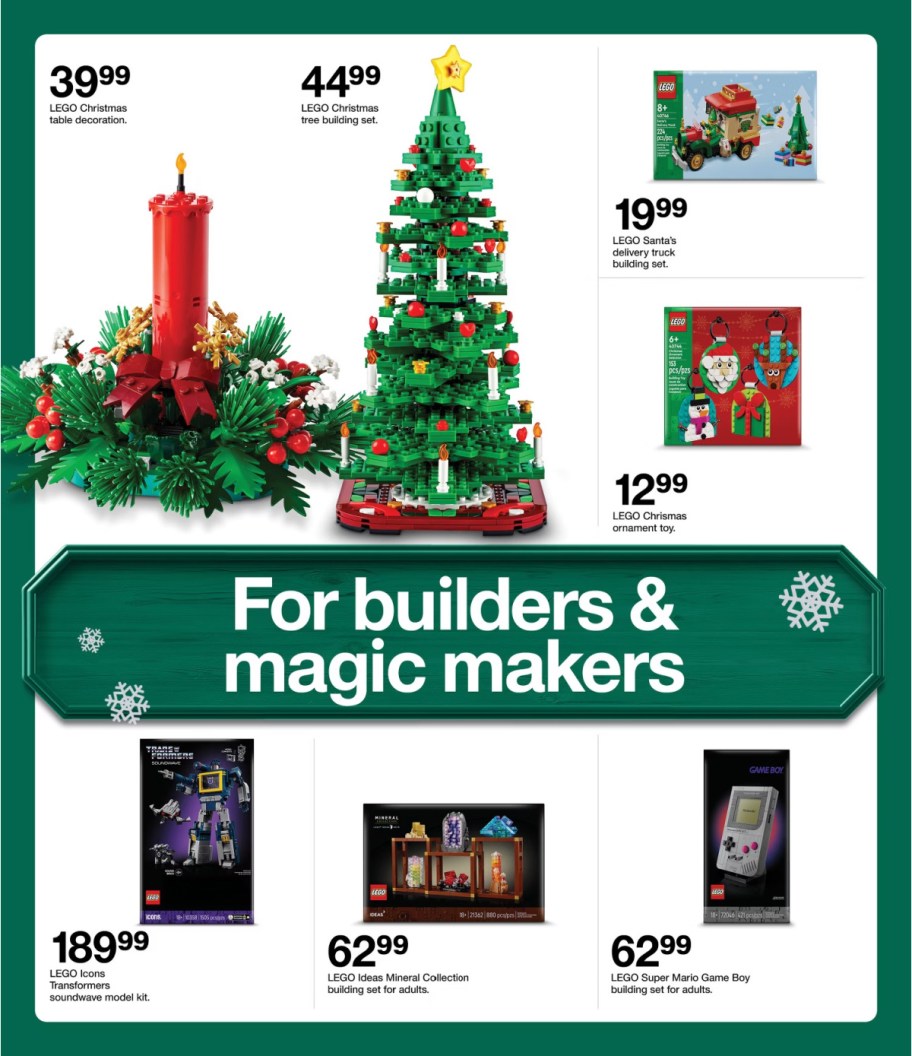 page from Target ad