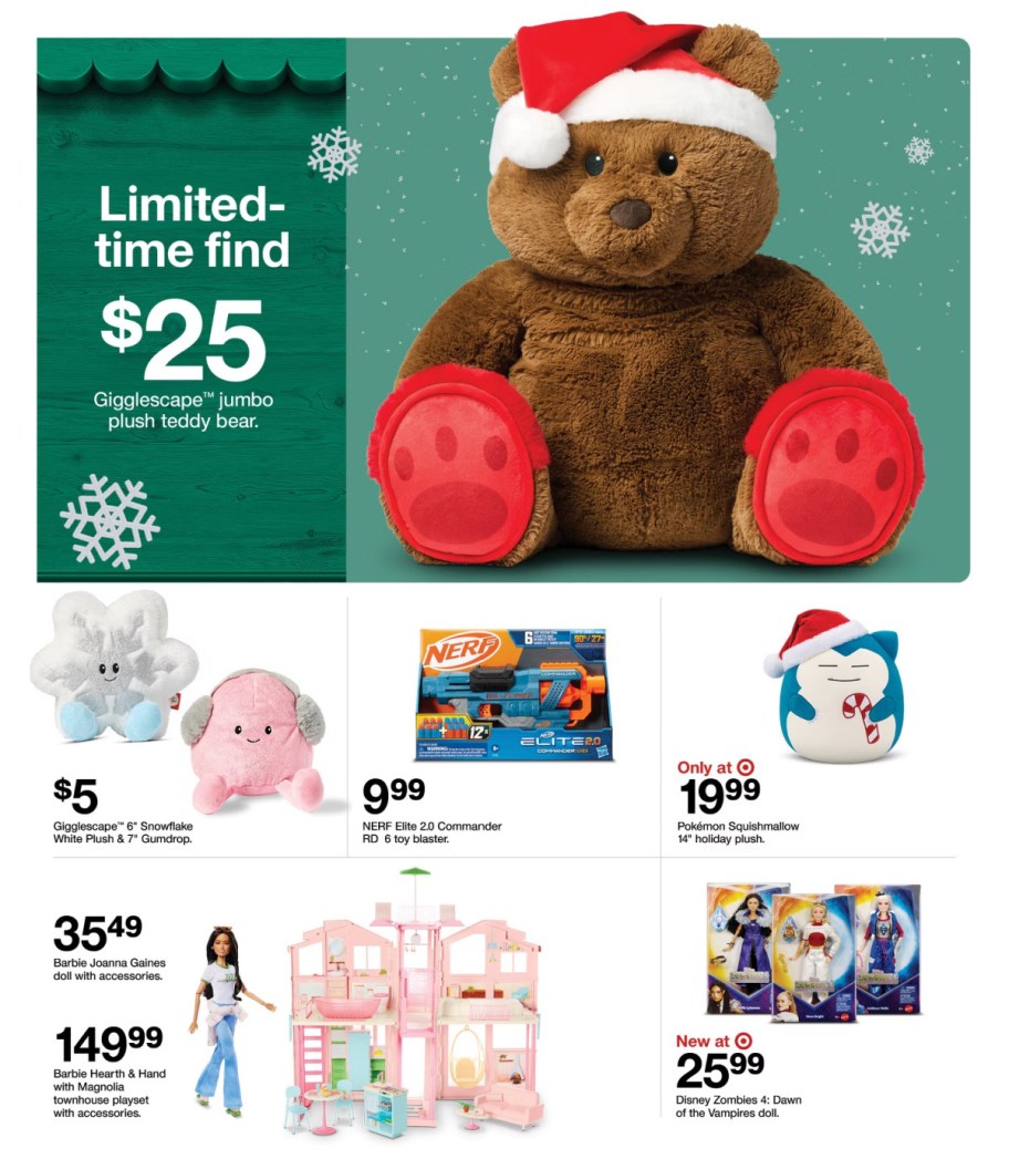 page from Target ad