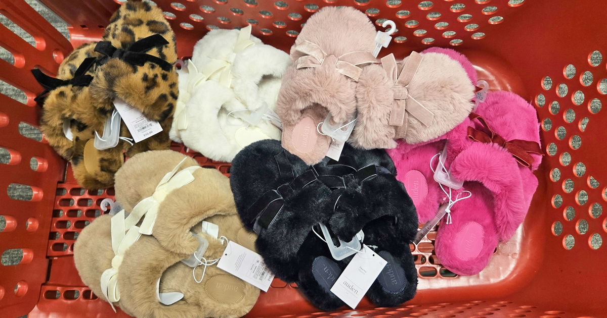 Matching Mommy & Me Bow Slippers Only $10 Each at Target