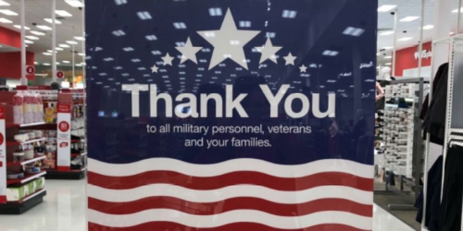 WOW! Target Has Doubled It’s Military Appreciation Discount This Year – Starts June 21st