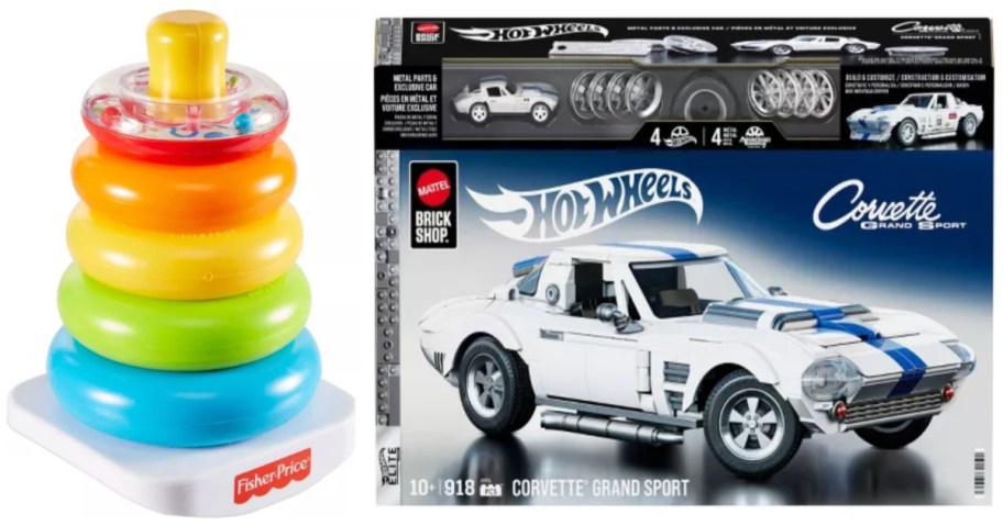 ring toy and car building kit