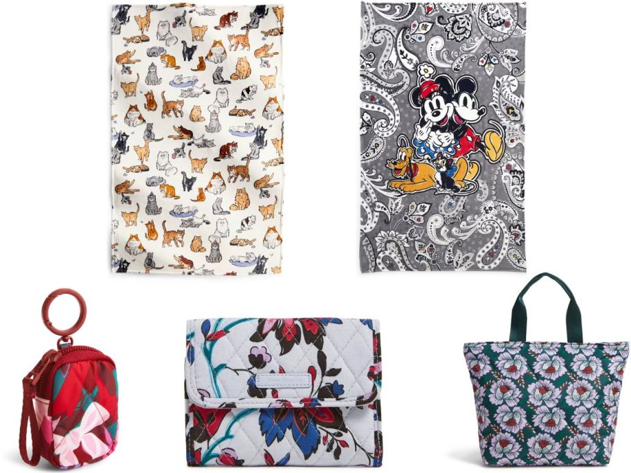 Stock images of Vera bradley accessories and throw blankets