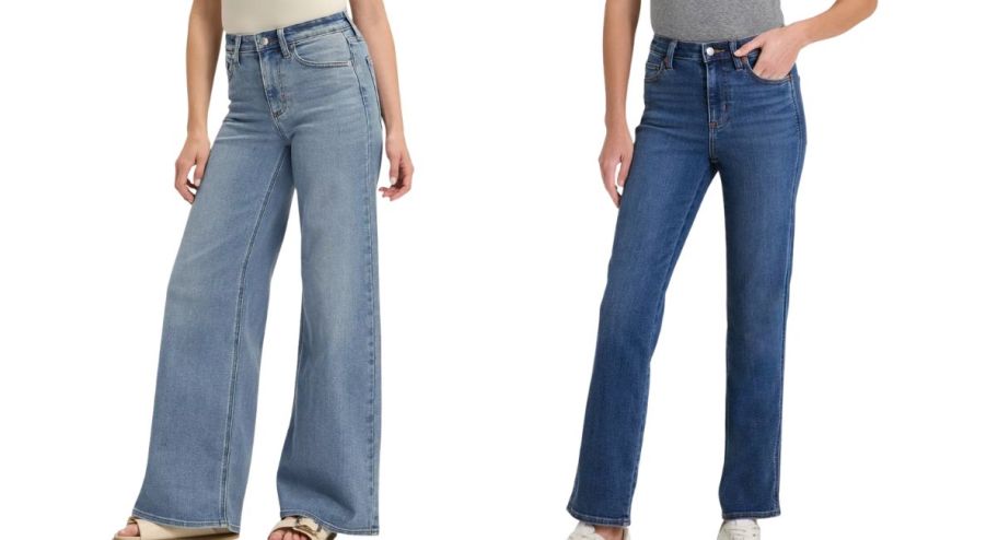 stock image of two target women jeans 