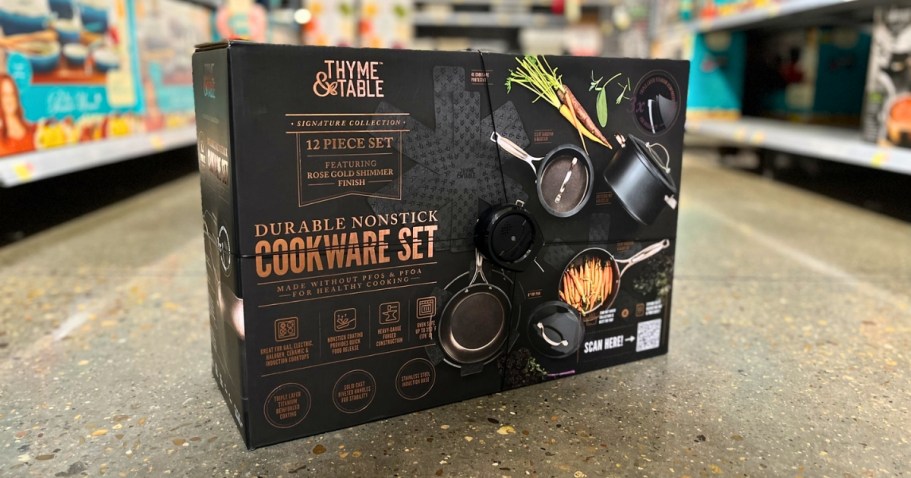 Thyme & Table 12-Piece Cookware Set Just $49.94 Shipped on Walmart.com