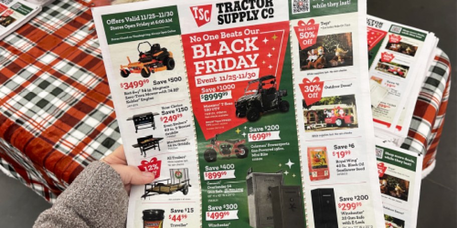 Last Chance to Shop Tractor Supply’s Black Friday Sale