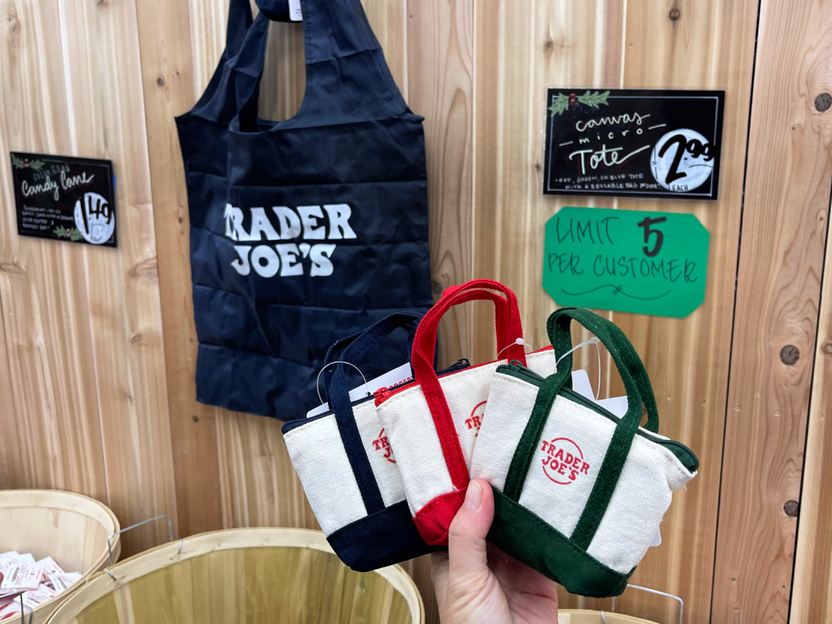 Trader Joe's Just Dropped the Cutest Mini Totes Ever - Only $2.99