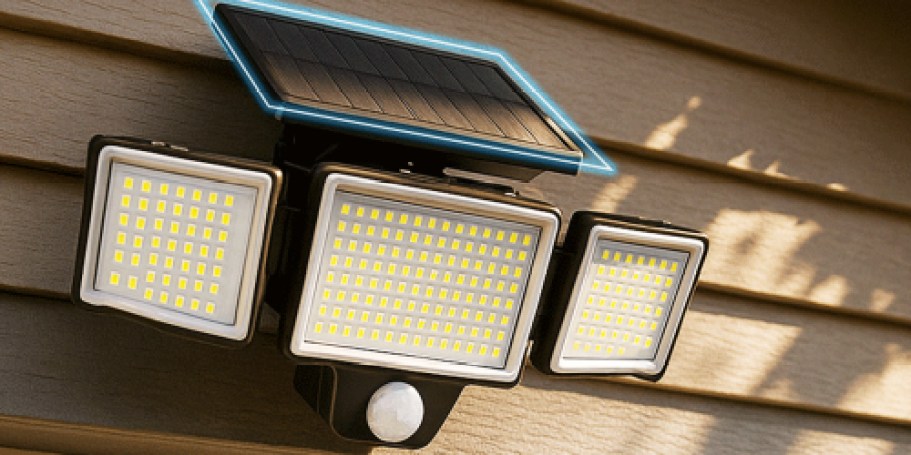 Solar Motion-Sensor Flood Lights 2-Pack w/ Remote Just $16.99 on Walmart.com (Reg. $50)