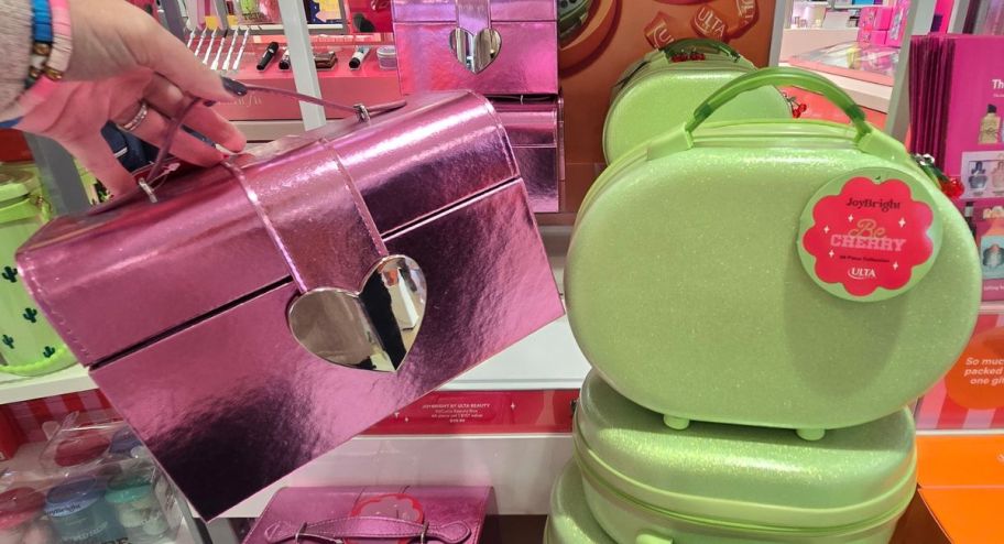 new ulta beauty boxes on display at the store