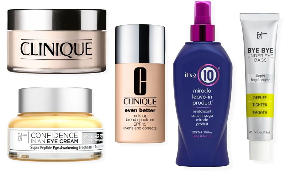 Ulta Sale Items including Clinique, It Cosmetics, and It's a 10 products