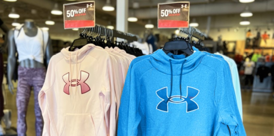 EXTRA 50% Off Under Armour Outlet + Free Shipping | Hoodies from $16 Shipped