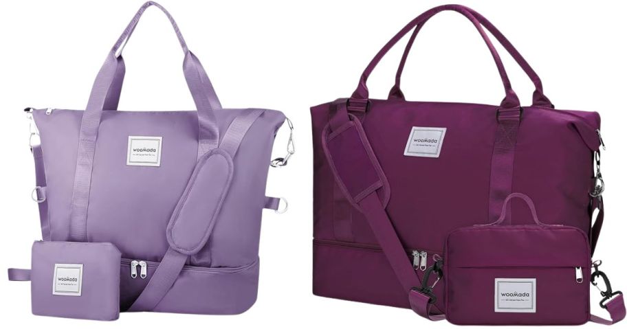 2 Weekender carry-on suitcases