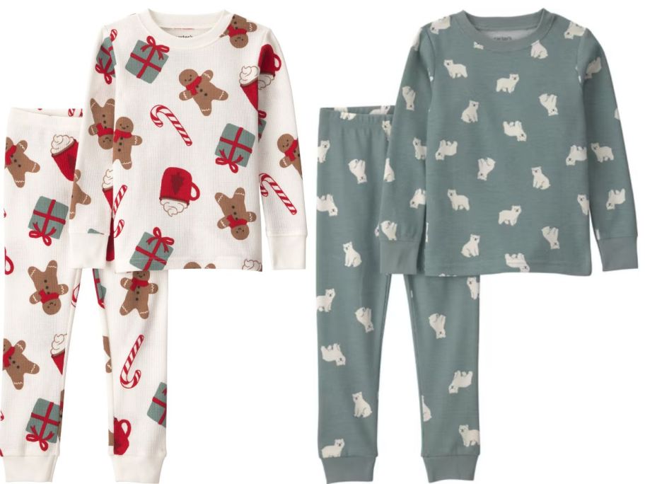 Carter's Child of Mine Toddler Holiday Pajamas 2-Piece Sets
