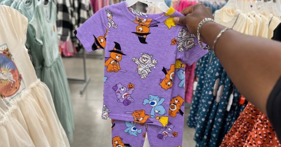 Walmart Toddler Care Bear Halloween Pajamas