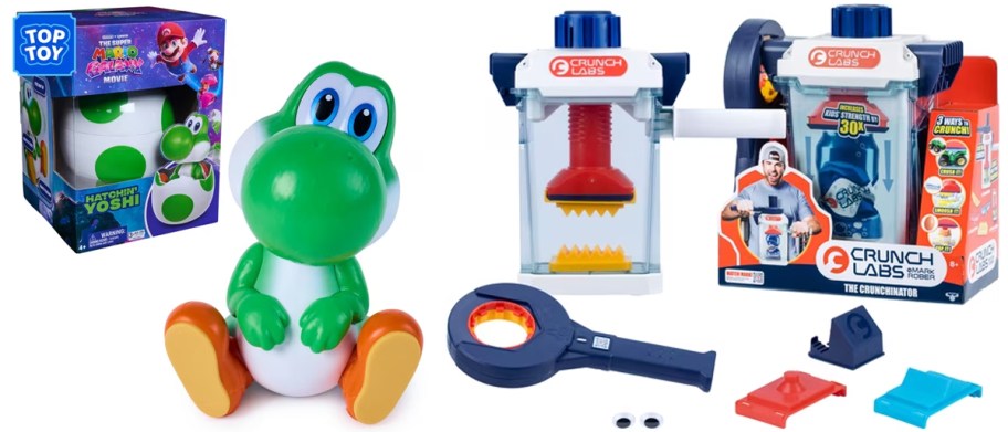 Hatchin' Yoshi & Crunch Labs The Crunchinator toys