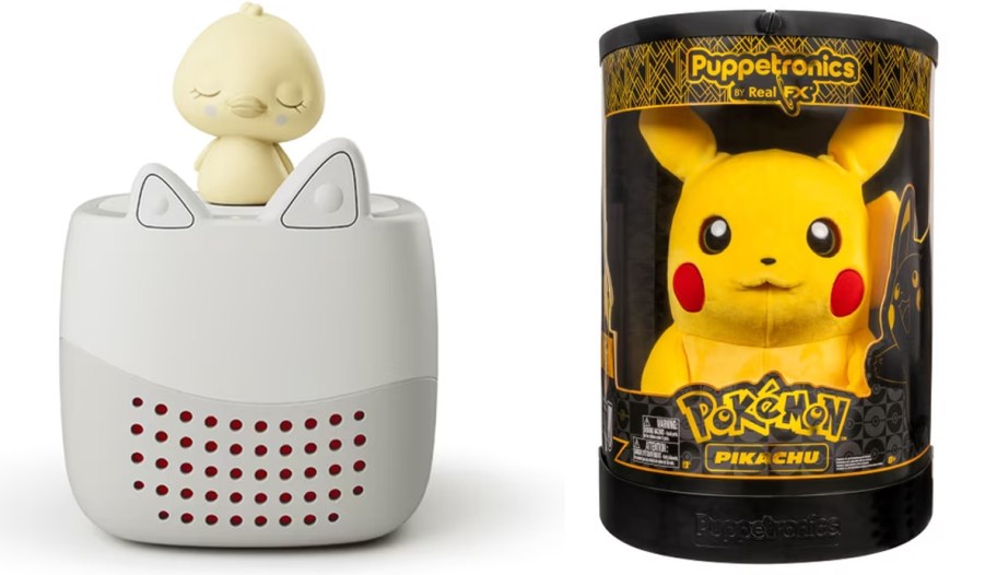 Toniebox & Pikachu puppet toy