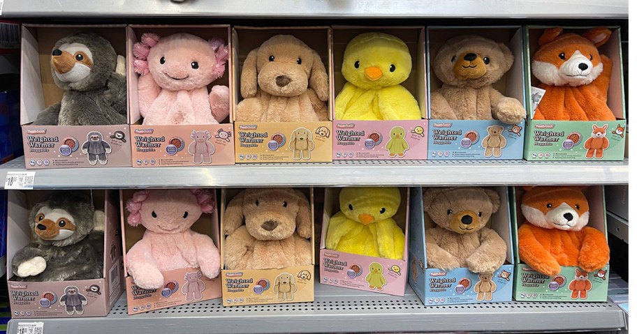 Weighted Animal Warmers on Walmart Shelves