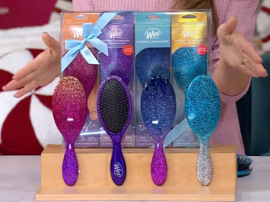 Wet Brush 4-Piece Glitter