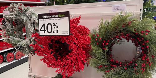 40% Off Target Wondershop Holiday Decor (Wreaths, Stockings, Trees & More!)