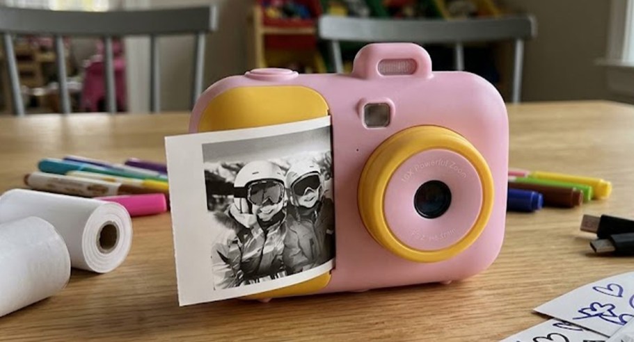 Kids Instant Print Digital Camera Only $11.99 on Amazon | Take Selfies & Record Videos