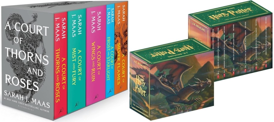 two boxed sets of boox series