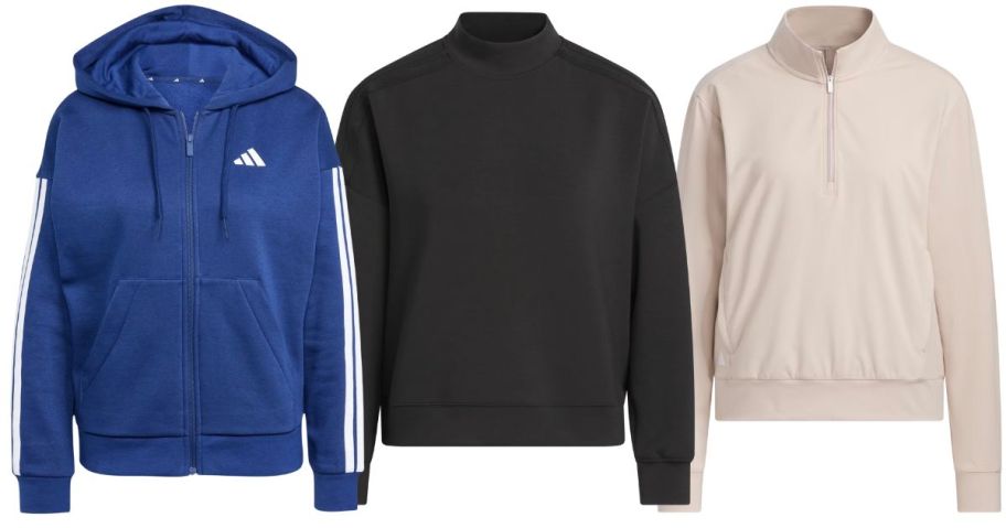 an adidas women's hoodie, sweatshirt, and top